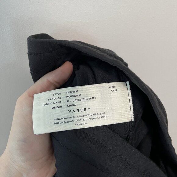 Varley Parkhurst Black Jogger Pants in Fluid Stretch‎ Jersey Size Small - Picture 11 of 14